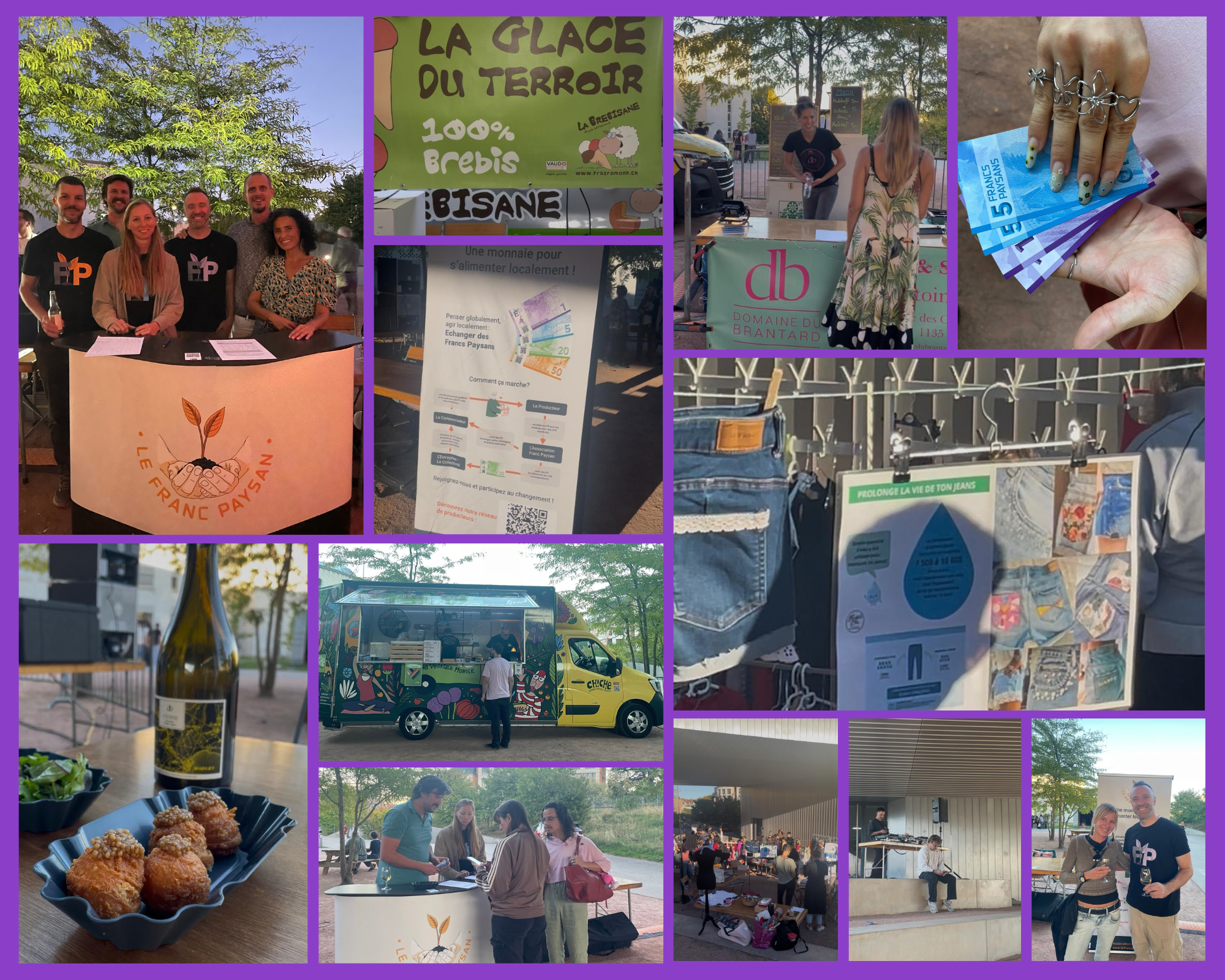 Montage photo de la Nuit de la fripe à Nyon, septembre 2026